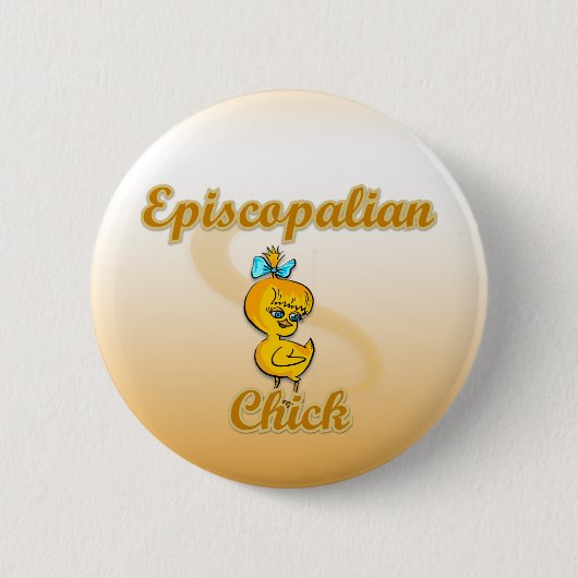 Episcopalian Chick Ronde Button 5,7 Cm (Voorkant)