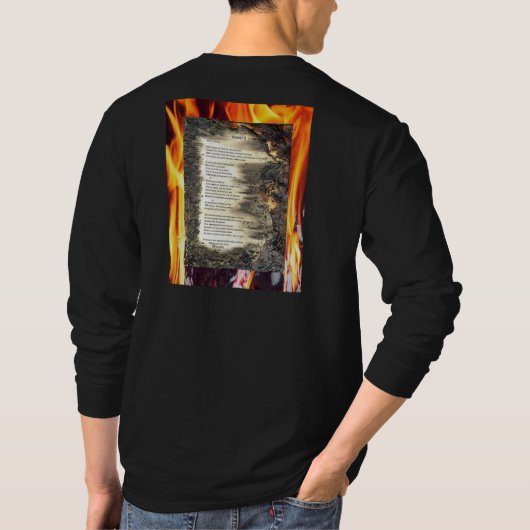 Epistle 1 & kruis van bescherming t-shirt (Achterkant)