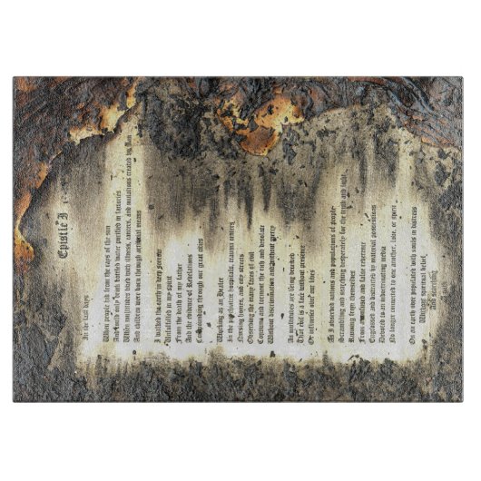 Epistle I Snijplank (Voorkant)