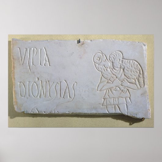 Epitaph met een opluchting van de Good Shepherd Poster (Voorkant)