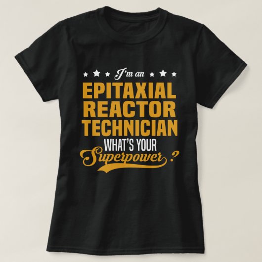Epitaxiale reactortechnicus t-shirt (Design voorkant)