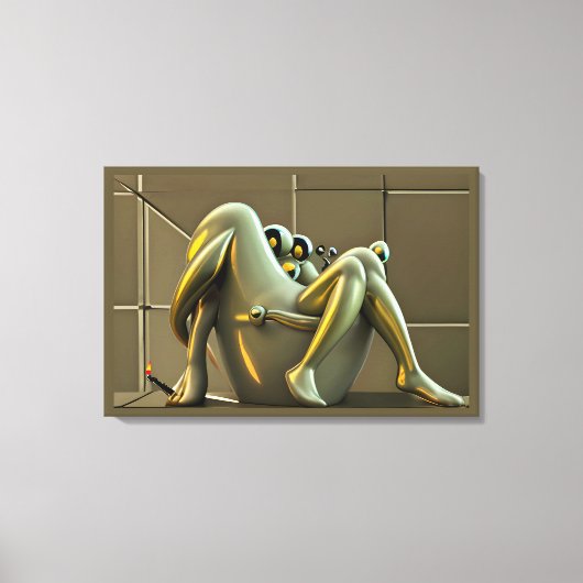 Epitome of Hyperbole Canvas Afdruk (Voorkant)