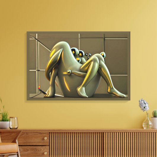 Epitome of Hyperbole Canvas Afdruk (Insitu (Woonkamer))