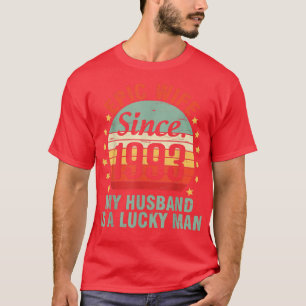 Epitome van een vrouw sinds 1993 Mijn man is een g T-shirt