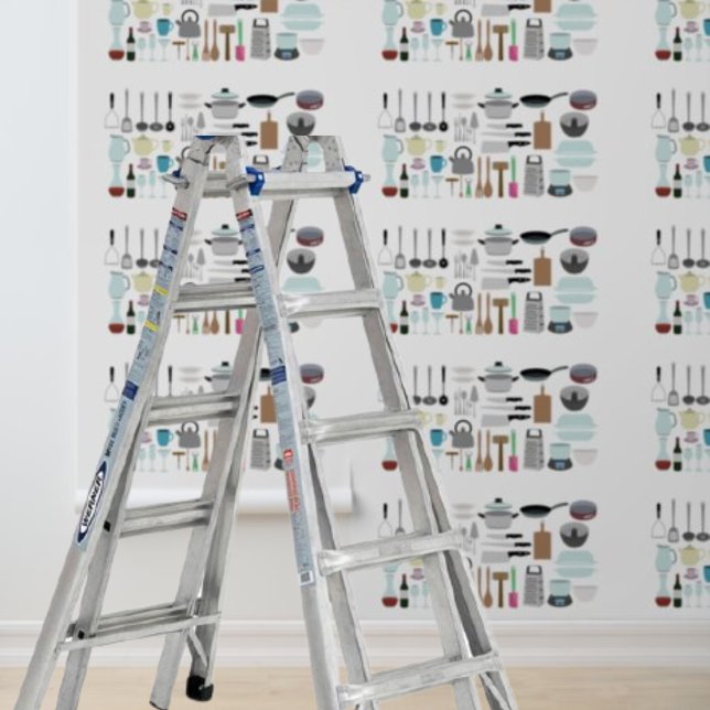 Éplucher et coller Papier peint ustensiles de cuis (Créateur téléchargé)