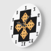 Époque Biblique Éthiopienne - Horloge Murale Ronde (Angle)