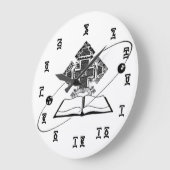 Époque Biblique Éthiopienne - Horloge Murale Ronde (Angle)