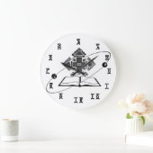 Époque Biblique Éthiopienne - Horloge Murale Ronde (Maison)