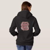 Époque Fille Heureuse Sweat à capuche (Dos entier)