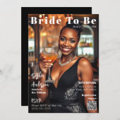 Épouse De Couverture De Magazine À Être Invitation (Devant / Derrière)