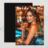 Épouse De Couverture De Magazine À Être Invitation (Devant / Derrière)