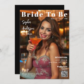 Épouse De Couverture De Magazine À Être Invitation (Devant / Derrière)