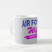 Épouse de l'Armée de l'Air, retirée, tasse (Devant gauche)