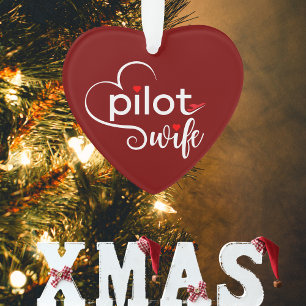 Épouse de pilote Typographie & Avion Simple,Minima