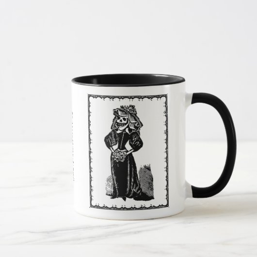 Épouse de squelette - Mug (Droite)