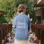 Épouse d'équipe<br><div class="desc">Superbe veste en denim. Parfait pour la photo avec la fête de la Mariée !</div>