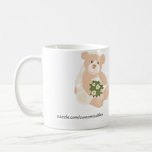 Épouse et champignon ours Mug (Gauche)