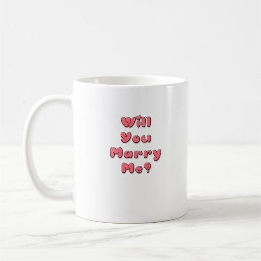 Épouse-moi Mug (Gauche)