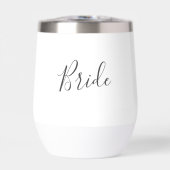 Épouse personnalisée White Script Mariage simple (Avant)