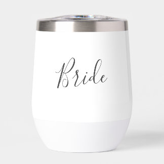 Épouse personnalisée White Script Mariage simple