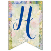 Épouse Pour Être Fleurs sauvages Aquarelle Drapeau (Deuxième drapeau)