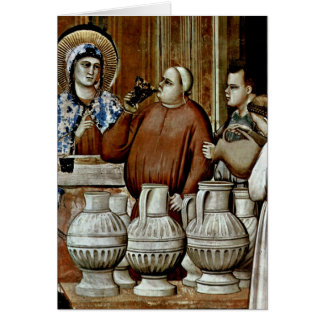 Épouser au détail de Cana par Giotto Di Bondone