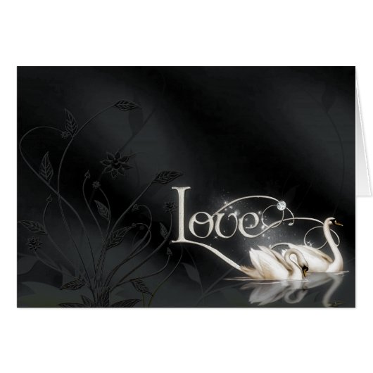 Épouser de cygnes d'amour (Devant Horizontal)