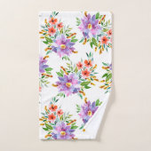 Épouser floral (Serviette à main)
