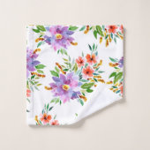 Épouser floral (Gant de toilette)