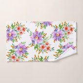 Épouser floral (Serviette à main)