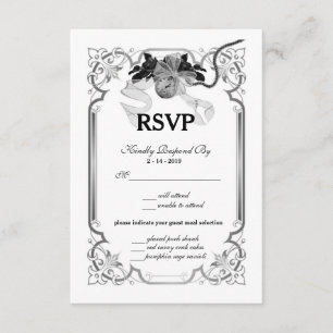 Épouser il était une fois la carte de RSVP