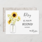 Épouser la carte nuptiale de proposition de (Devant / Derrière)