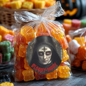 Épouvantable autocollant de nonne vintage Hallowee