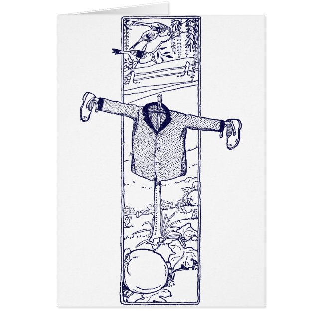 Épouvantail dans le jardin (Devant)