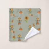 Épouvantail vintage et ensemble de serviettes de b (Gant de toilette)