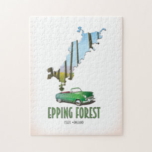 Epping Forest Essex Engeland kaart Legpuzzel