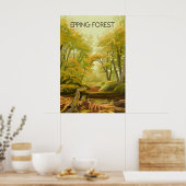 Epping Forest Reisposter Poster (Keuken)