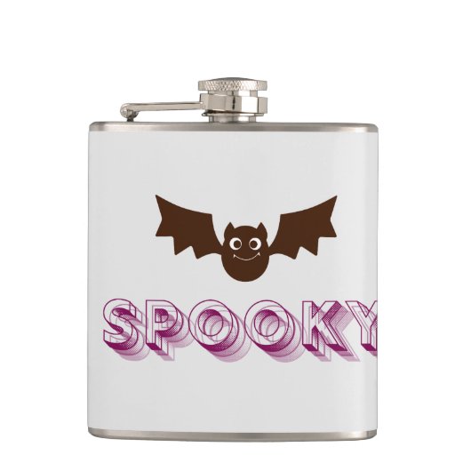 Éprobant Halloween [Nom du design] Flasque personn (Devant)