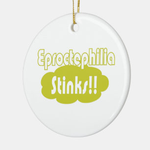 Eproctophilia Stinks! Keramisch Ornament