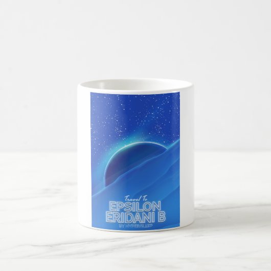 Epsilon Eridani b science fiction Reisposter Magische Mok (Center)