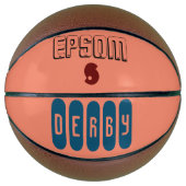 Epsom Derby Pattern Basketball Basketbal (Voorkant)