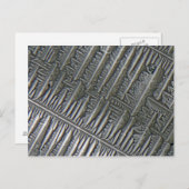 Epsomiet onder de microscoop briefkaart (Voorkant / Achterkant)