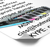 Epson 4450,Epson 4880 navulbare cartridge, enz. Poster (Hoek)