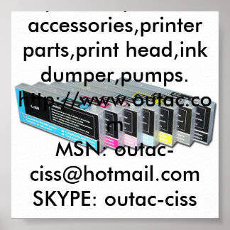 Epson 4450,Epson 4880 navulbare cartridge, enz. Poster