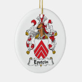 Epstein Family Crest Keramisch Ornament (Rechts)