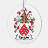Epstein Family Crest Keramisch Ornament (Links)