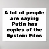 Epstein Files Poster (Voorkant)