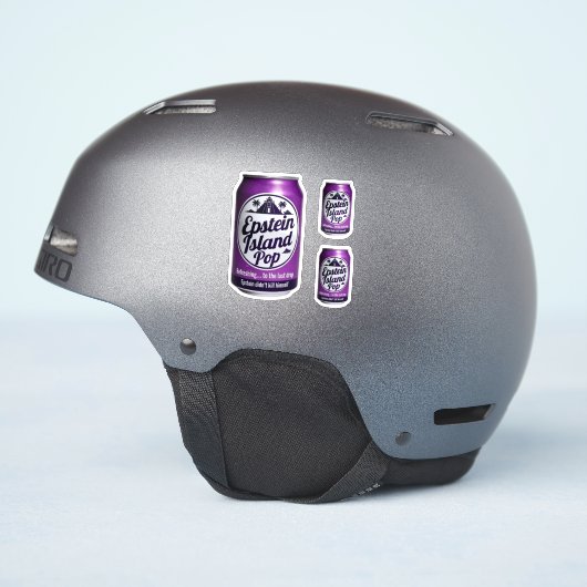 EPSTIEIN ISLAND  STICKER (Helm Zijkant)