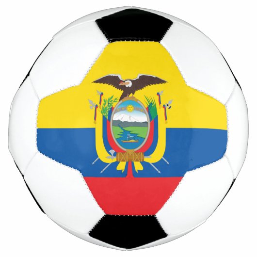 Equador drapeau Soccer Ball (Devant)