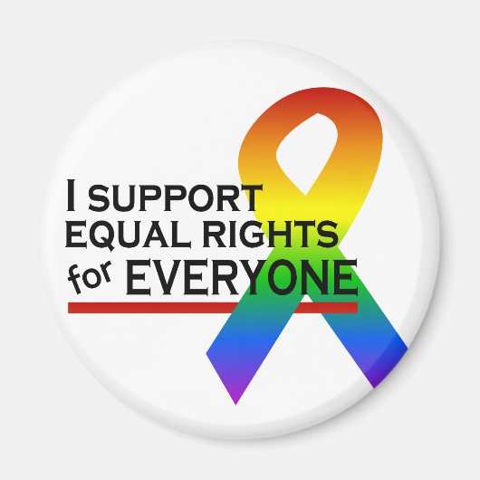 Equal Rights Support magnet Magneet (Voorkant)